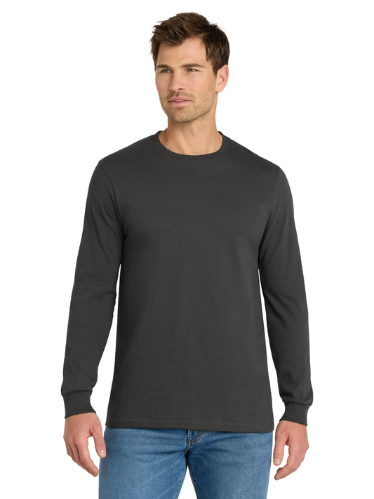 Men's Chore Long Sleeve Tee - VL60LS - Grey Steel