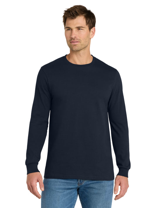 Men's Chore Long Sleeve Tee - VL60LS - Strong Navy