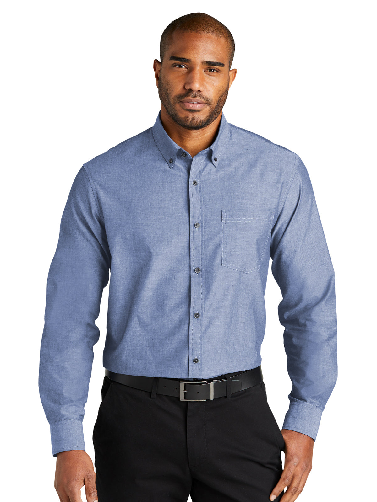 Men's Long Sleeve Chambray Shirt