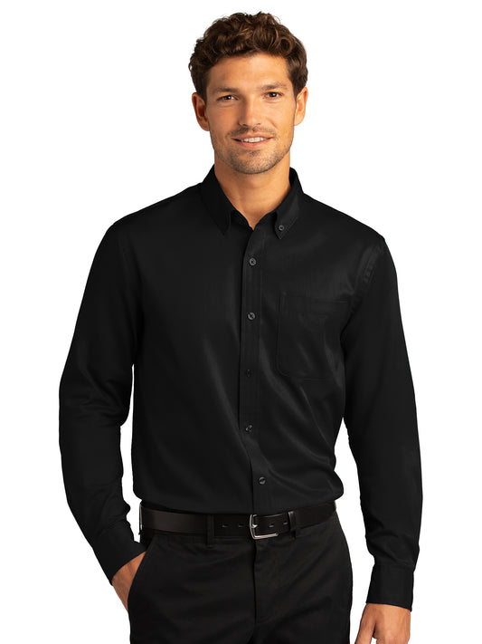 Men's Long Sleeve Button Up Performance Shirt