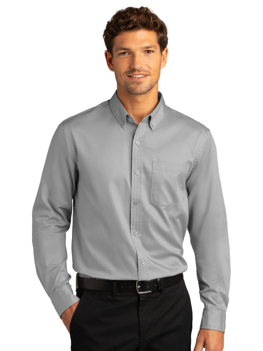 Men's Long Sleeve Button Up Performance Shirt