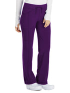 Women's 4-Pocket Low Rise Pant - 1123A - Eggplant