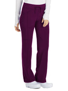 Women's 4-Pocket Low Rise Pant - 1123A - Wine