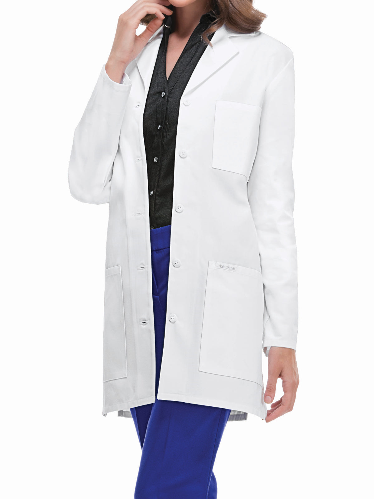 Women's Three-Pocket 32" Mid-Length Lab Coat