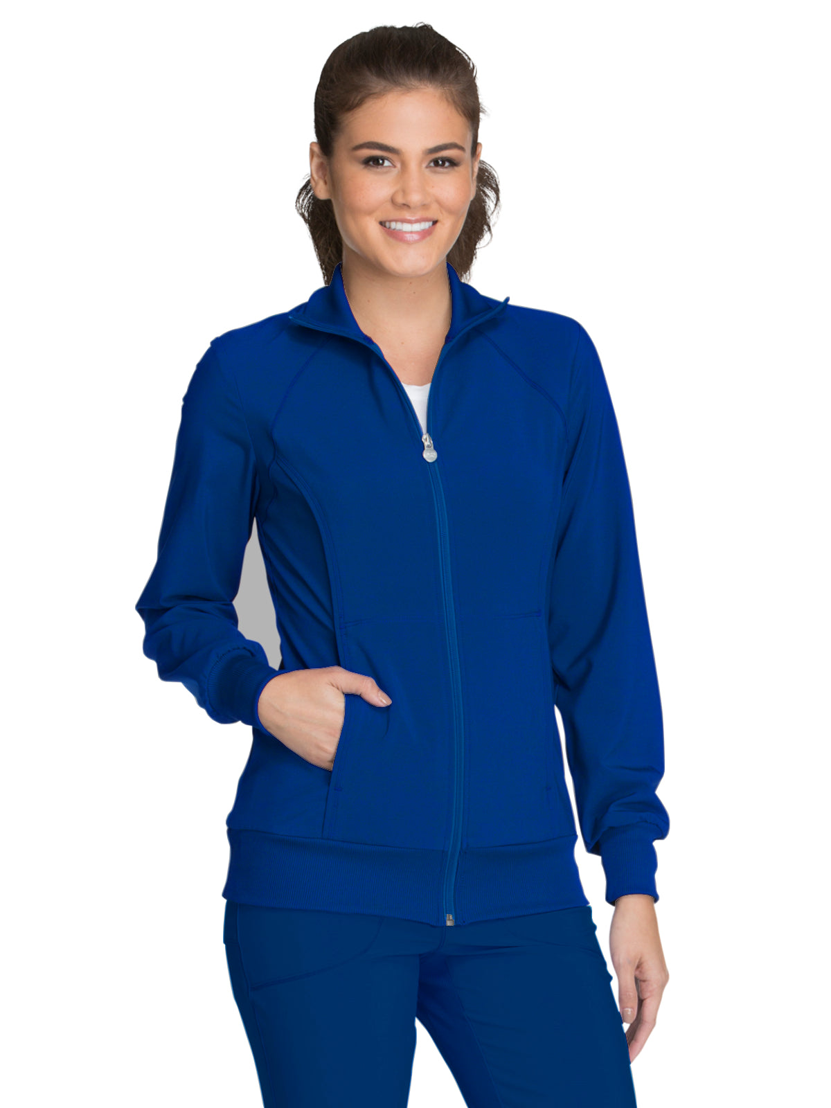 Women's 2-Pocket Contemporary Jacket - 2391A - Galaxy Blue