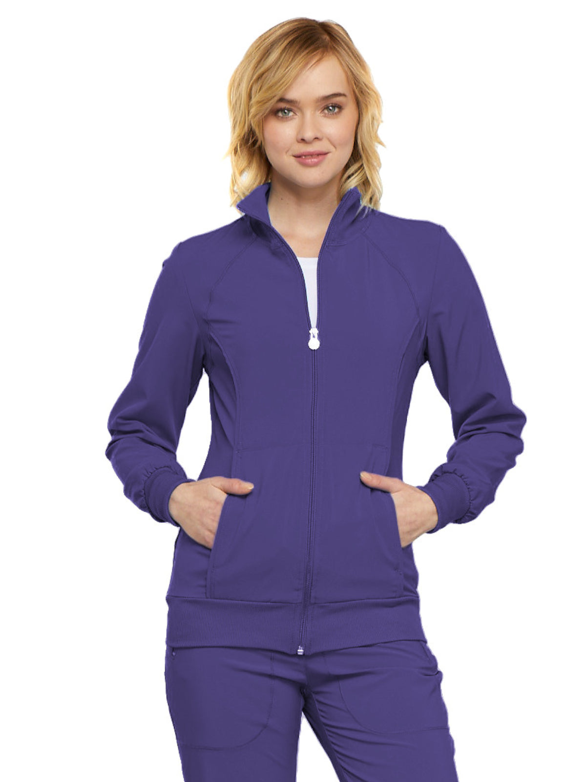 Women's 2-Pocket Contemporary Jacket - 2391A - Grape
