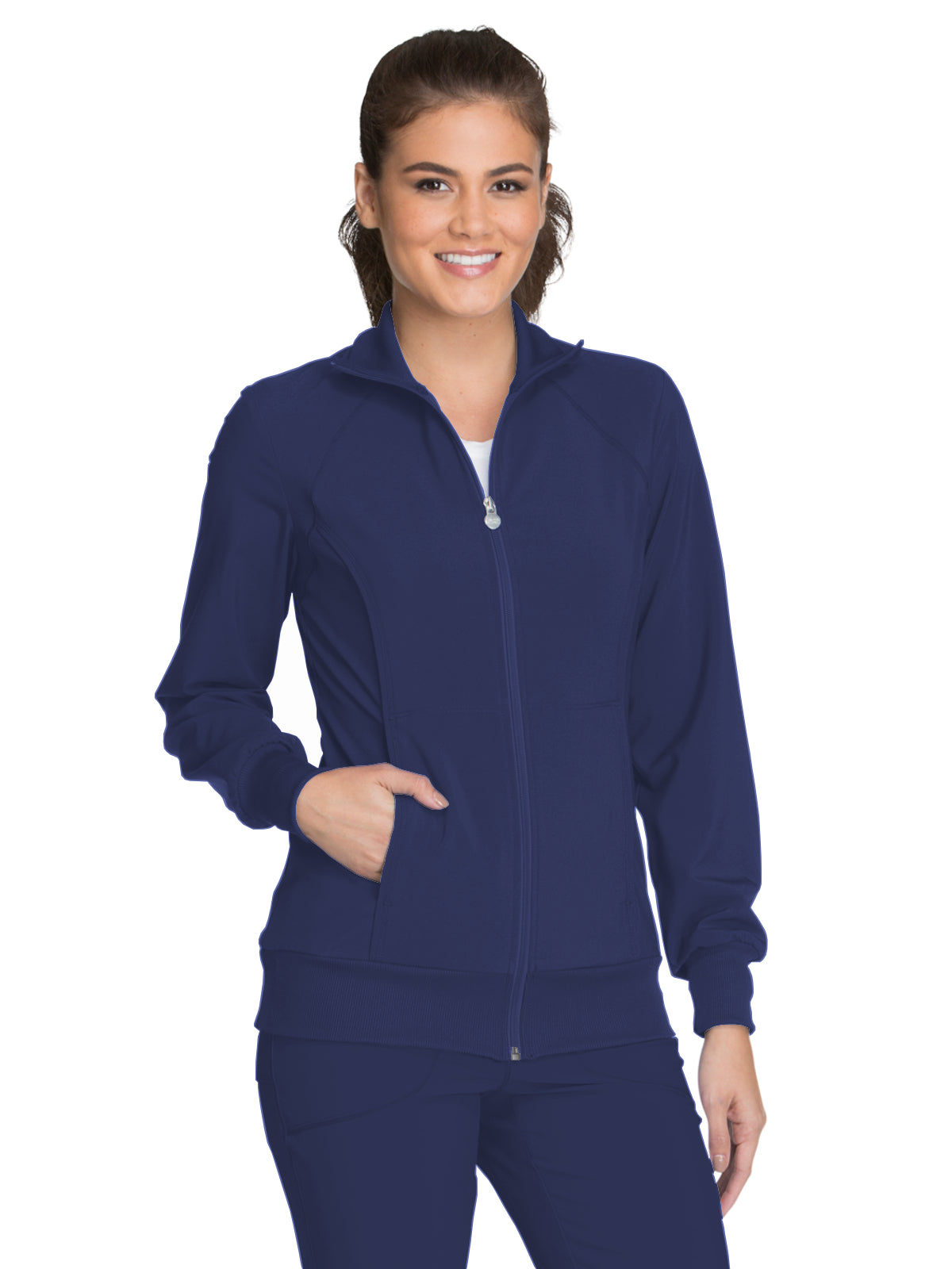 Women's 2-Pocket Contemporary Jacket - 2391A - Navy