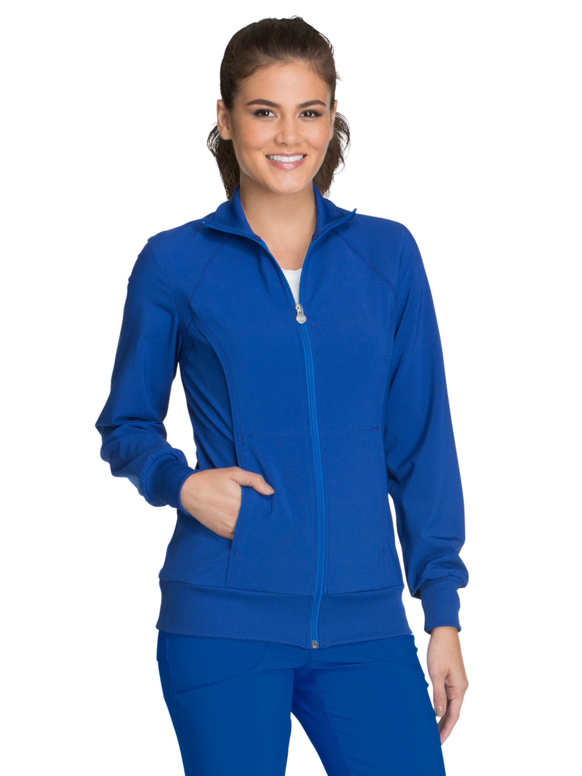 Women's 2-Pocket Contemporary Jacket - 2391A - Royal