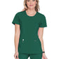 Women's 3-Pocket Round Neck Top - 2624A - Hunter Green