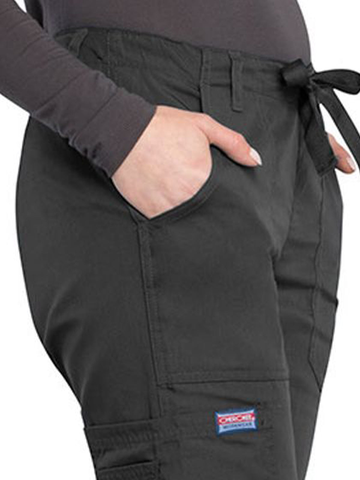 Women's 4-Pocket Drawstring Cargo Pant