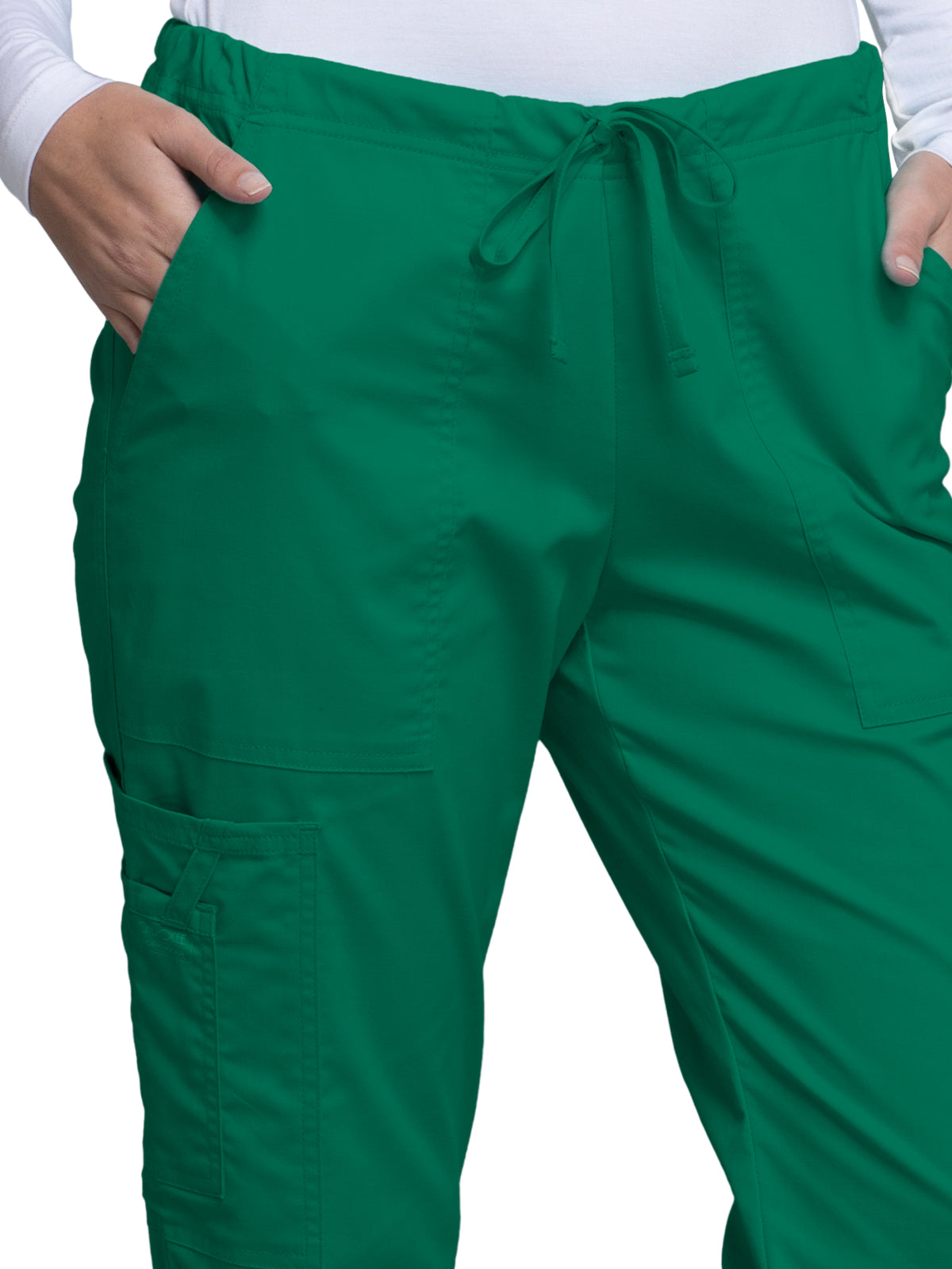 Women's Mid Rise Drawstring Cargo Pant