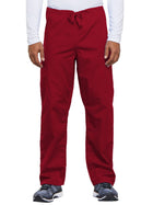 Unisex 2-Pocket Drawstring Cargo Pant - 4100 - Red