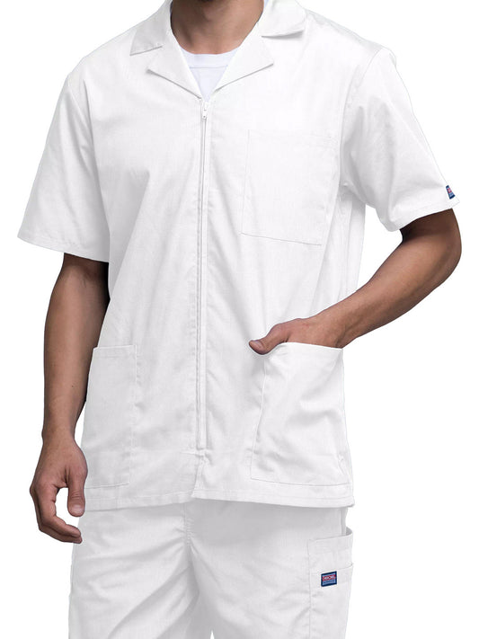 Men's Zip Front Scrub Jacket