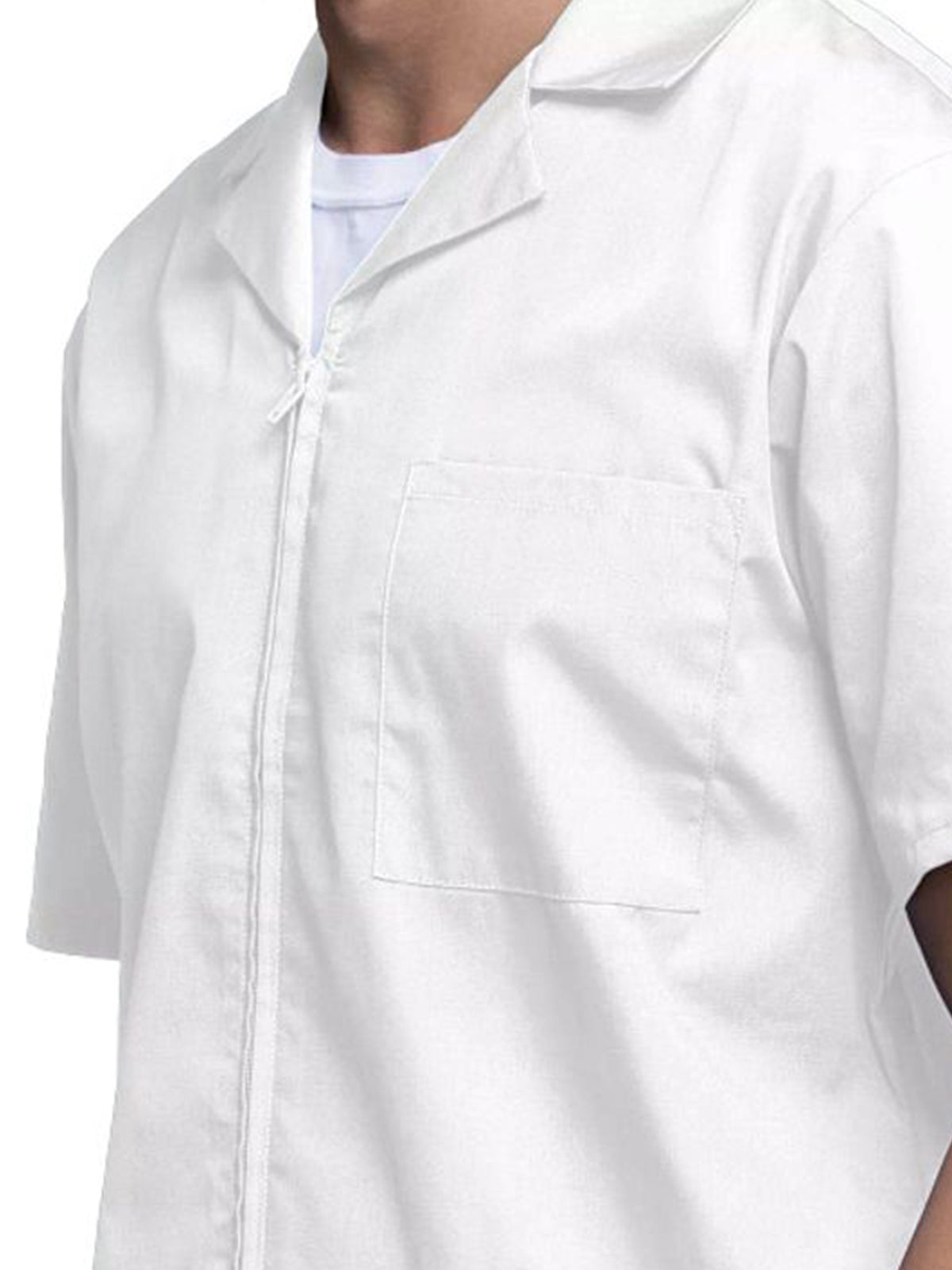 Men's Zip Front Scrub Jacket