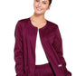 Women's 3-Pocket Zip Front Scrub Jacket