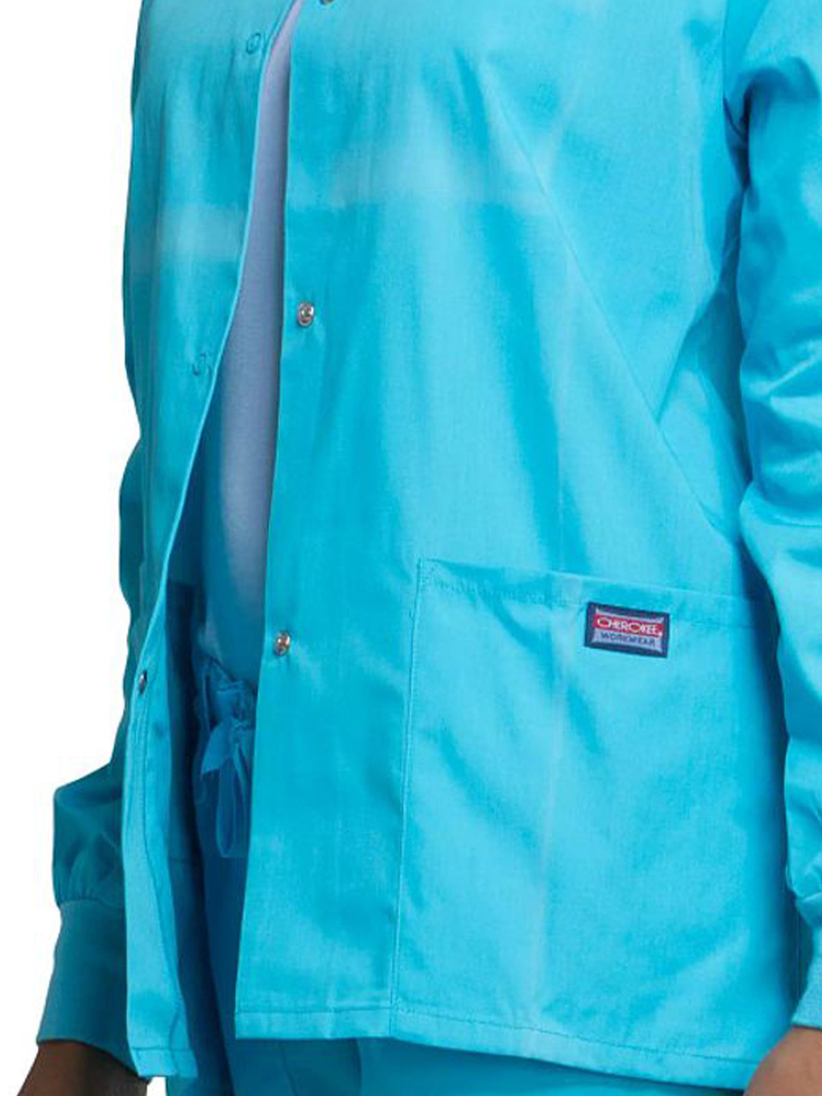 Women's Snap Front Scrub Jacket