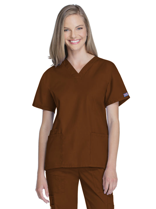 Women's 2-Pocket V-Neck Scrub Top