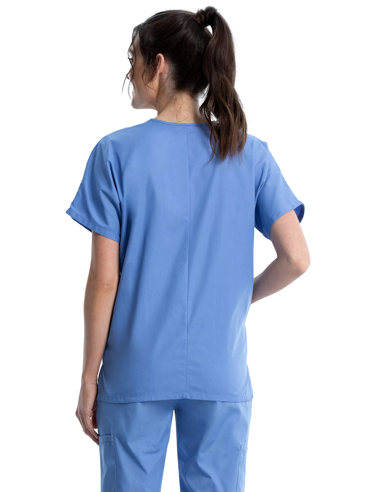 Women's 2-Pocket V-Neck Scrub Top