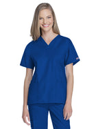 Women's 2-Pocket V-Neck Top - 4700 - Galaxy Blue