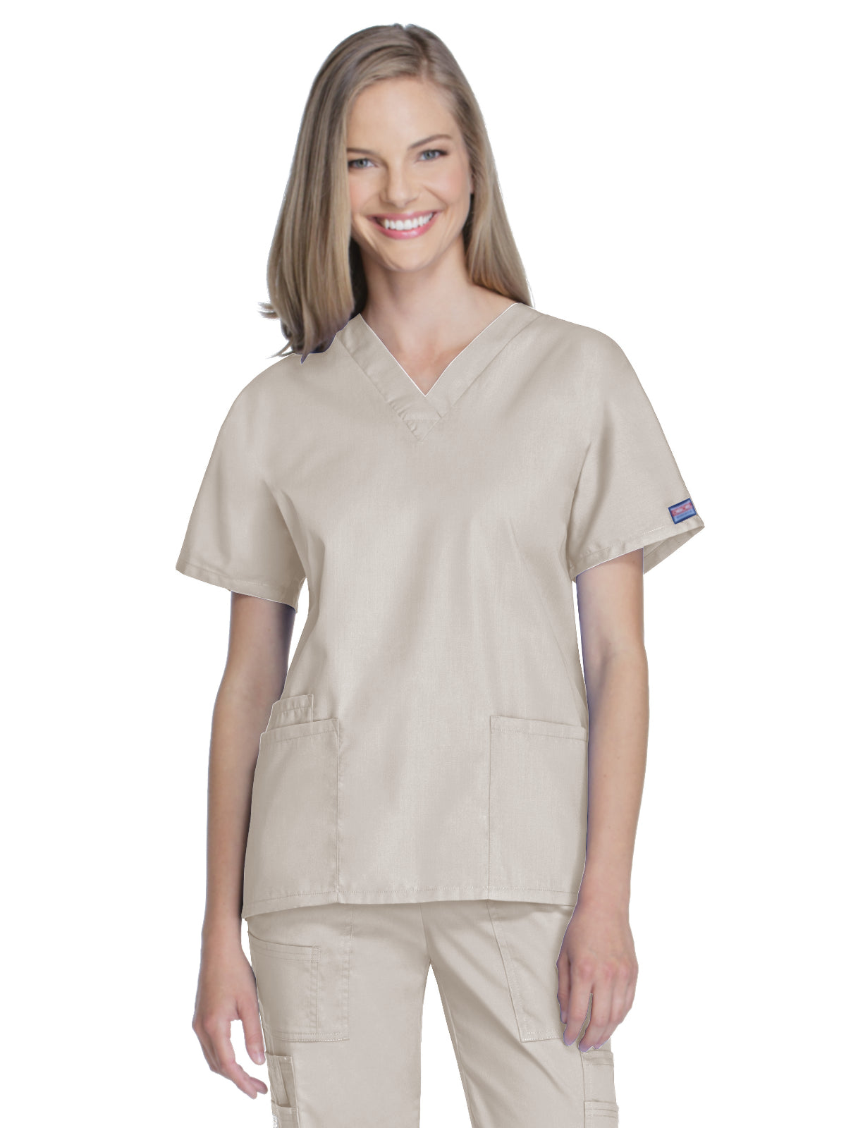 Women's 2-Pocket V-Neck Scrub Top