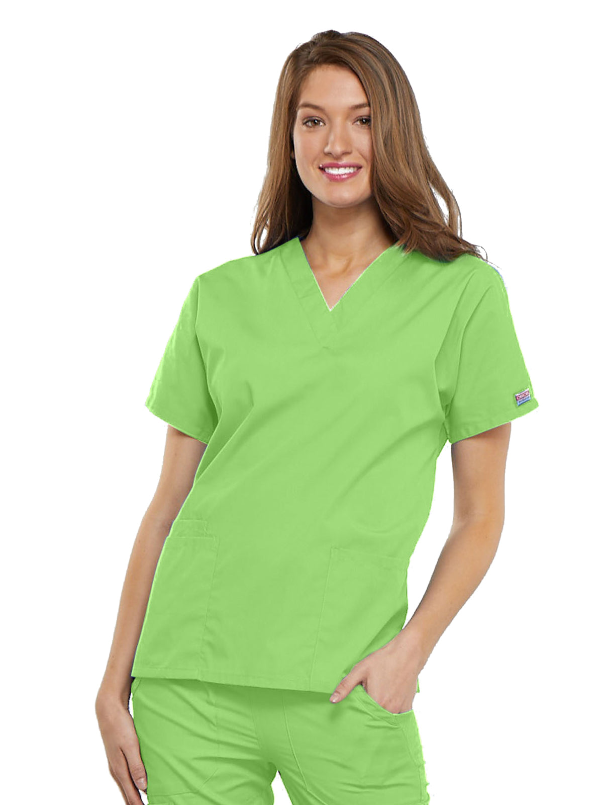 Women's 2-Pocket V-Neck Scrub Top