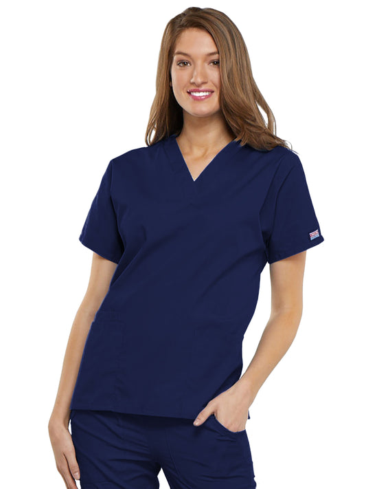 Women's 2-Pocket V-Neck Top