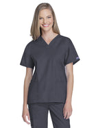 Women's 2-Pocket V-Neck Top - 4700 - Pewter