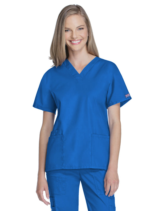 Women's 2-Pocket V-Neck Scrub Top