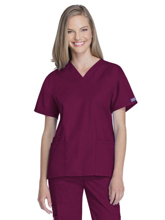 Women's 2-Pocket V-Neck Scrub Top