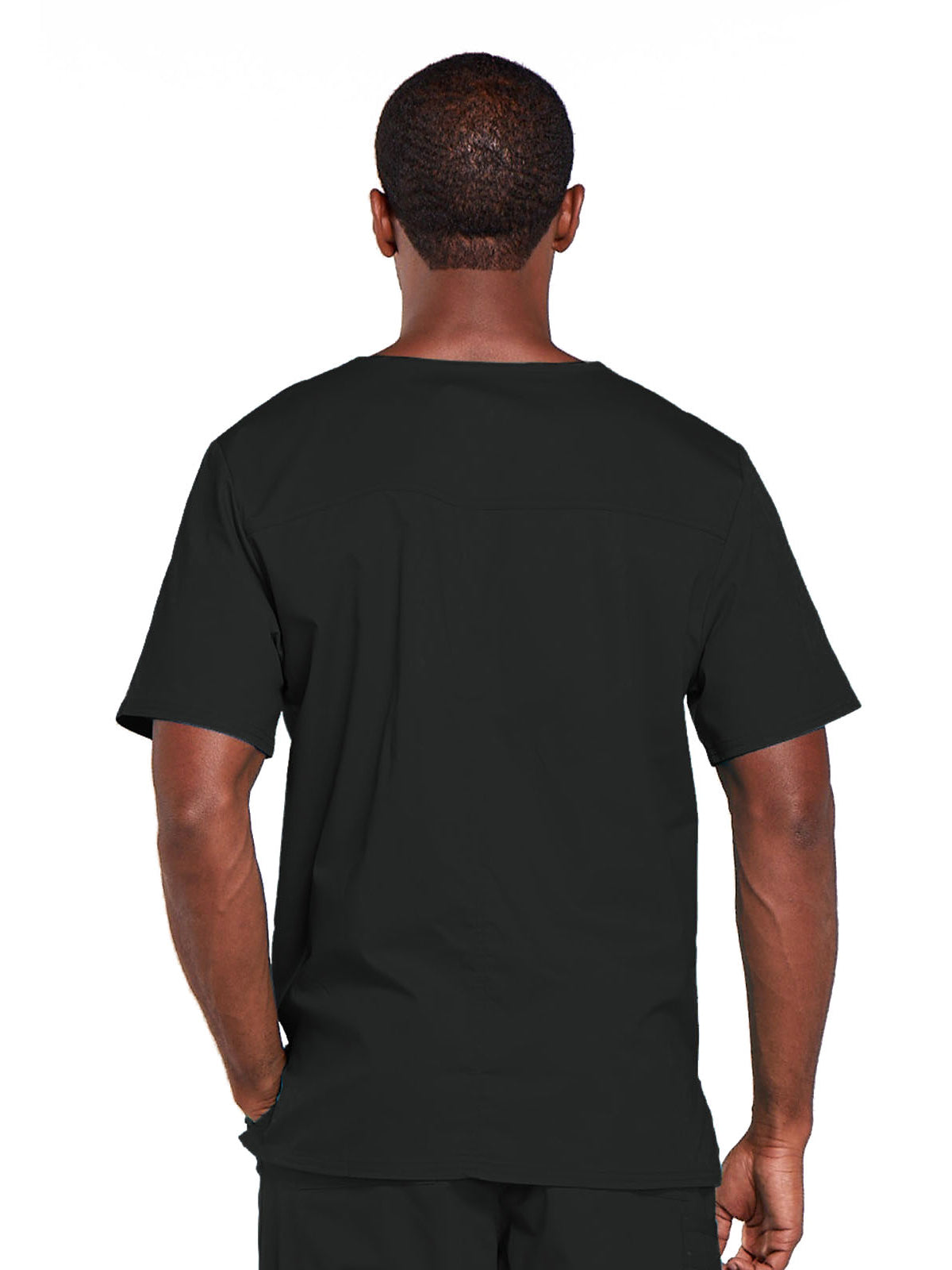 Unisex 2-Pocket V-Neck Top