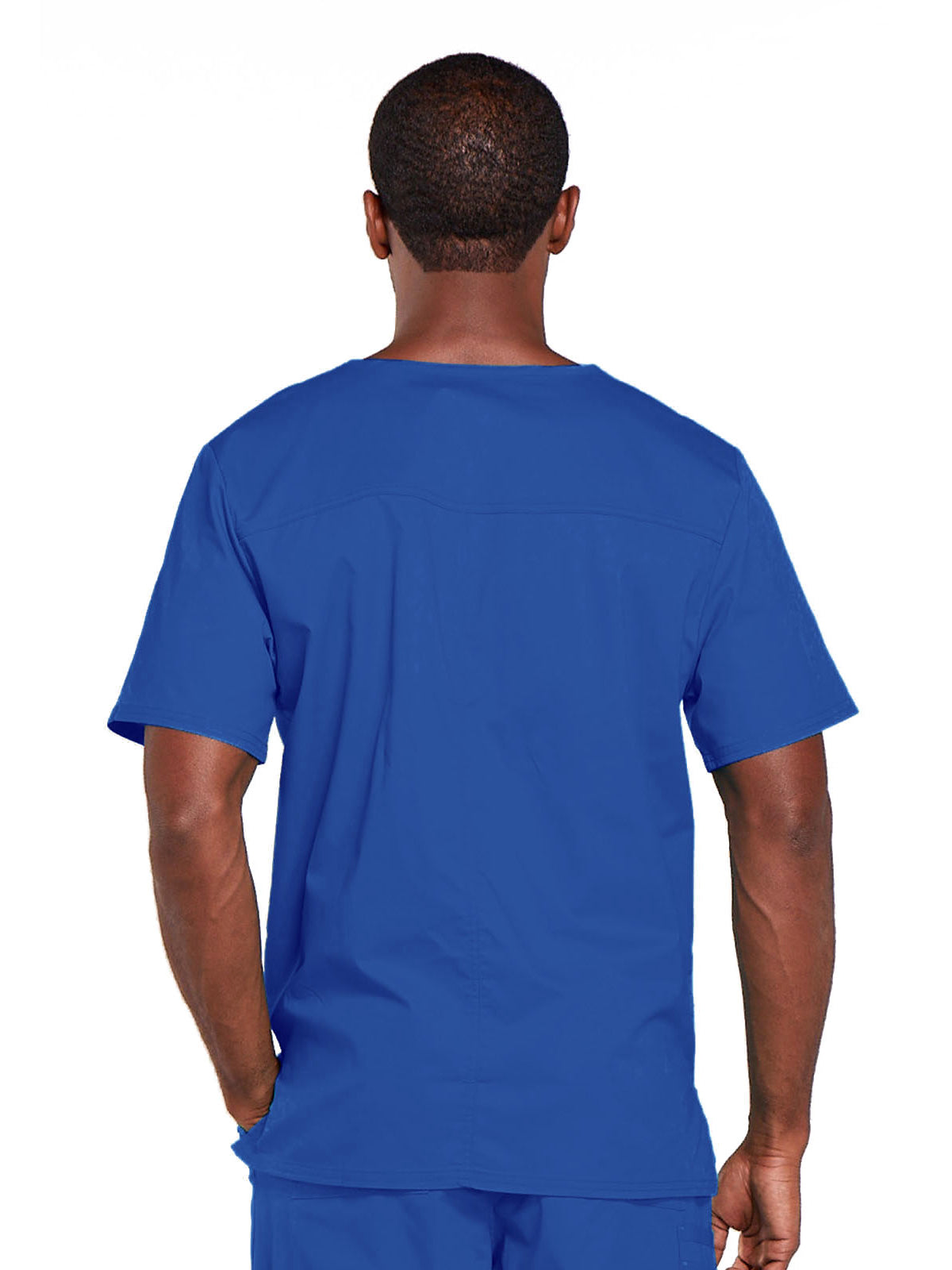 Unisex 2-Pocket V-Neck Top