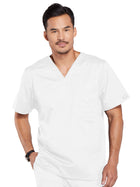 Men's Tuckable V-Neck Top - 4743 - White