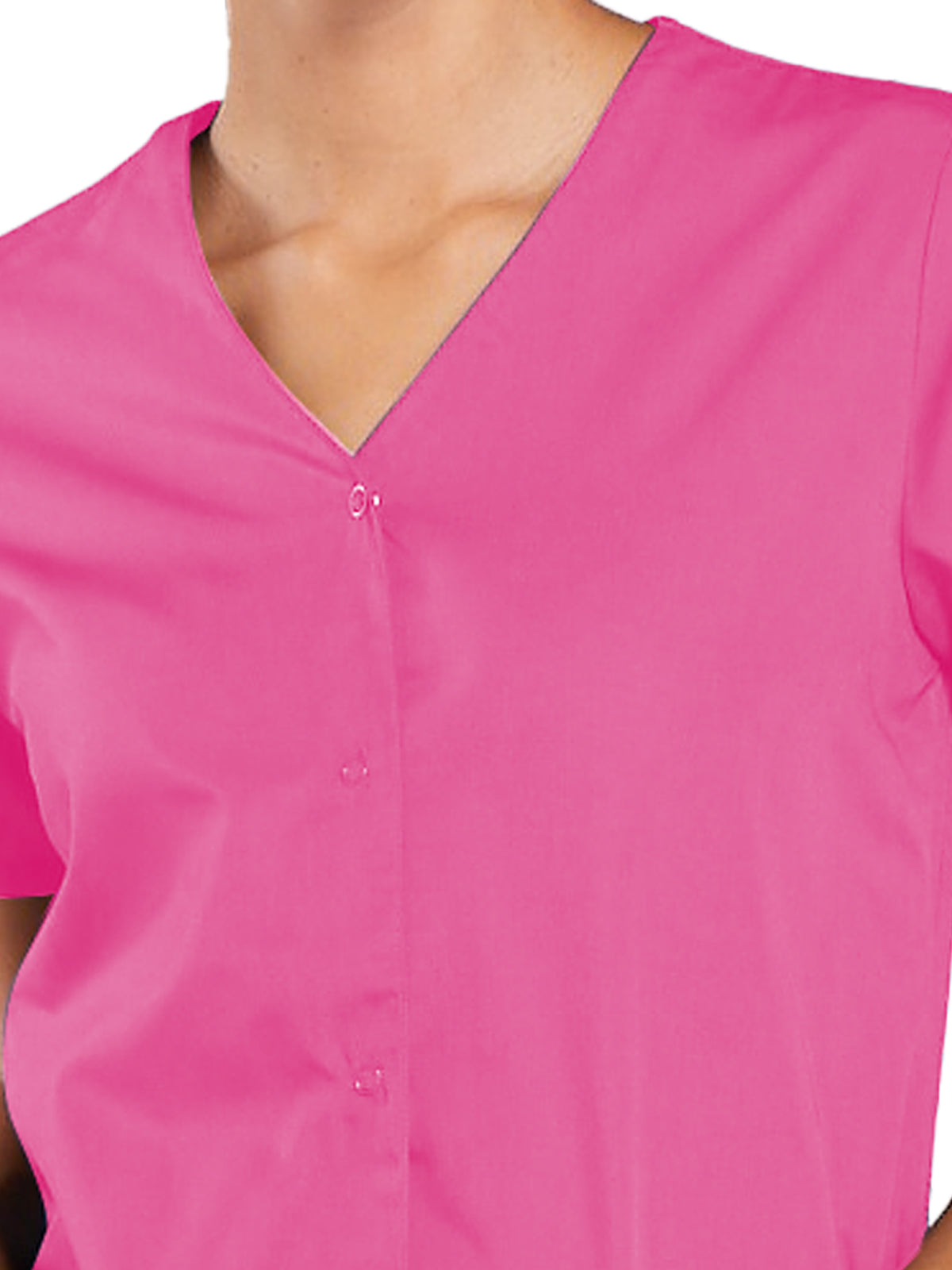 Women's Snap Front Scrub Top