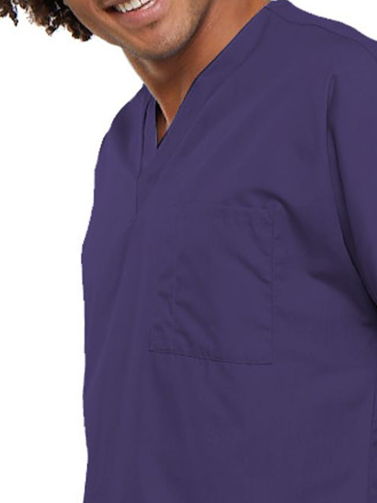 Unisex 1-Pocket V-Neck Scrub Top