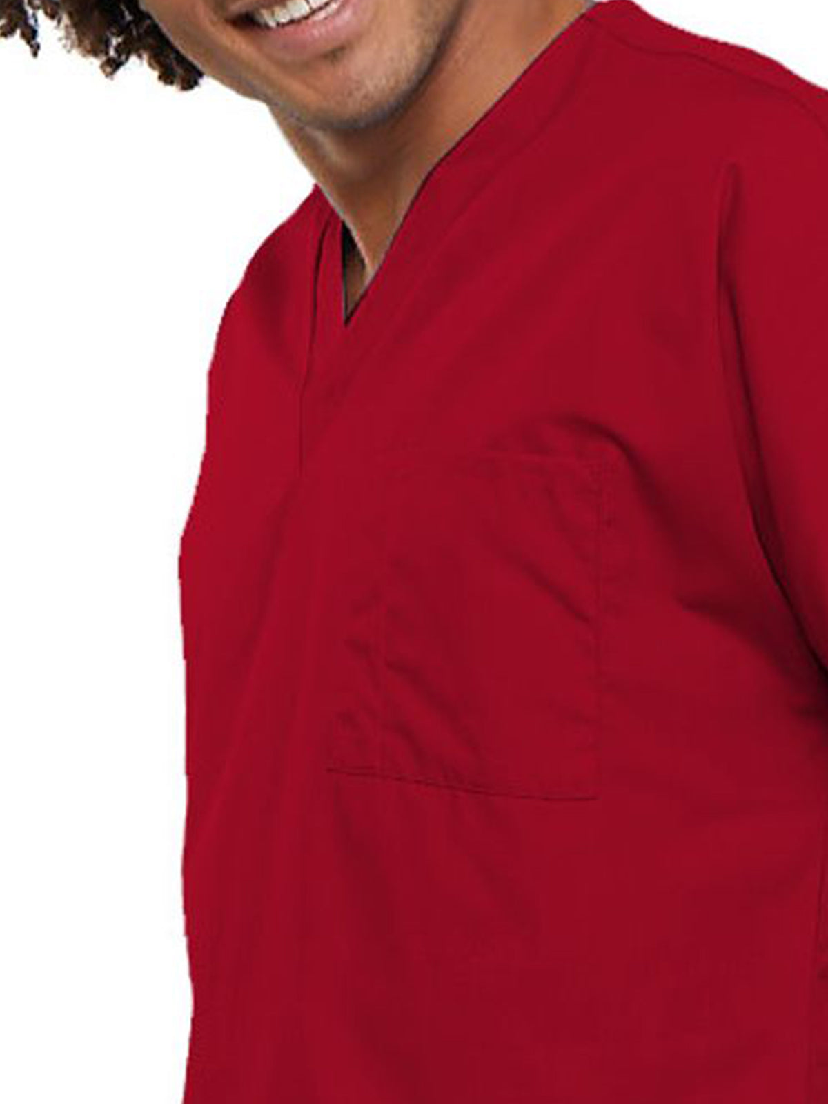 Unisex 1-Pocket V-Neck Scrub Top