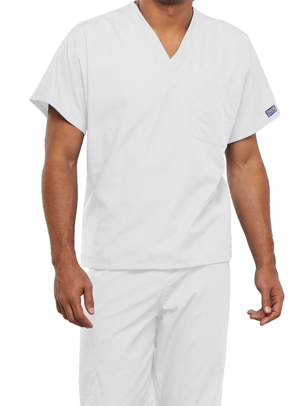 Unisex 1-Pocket V-Neck Scrub Top