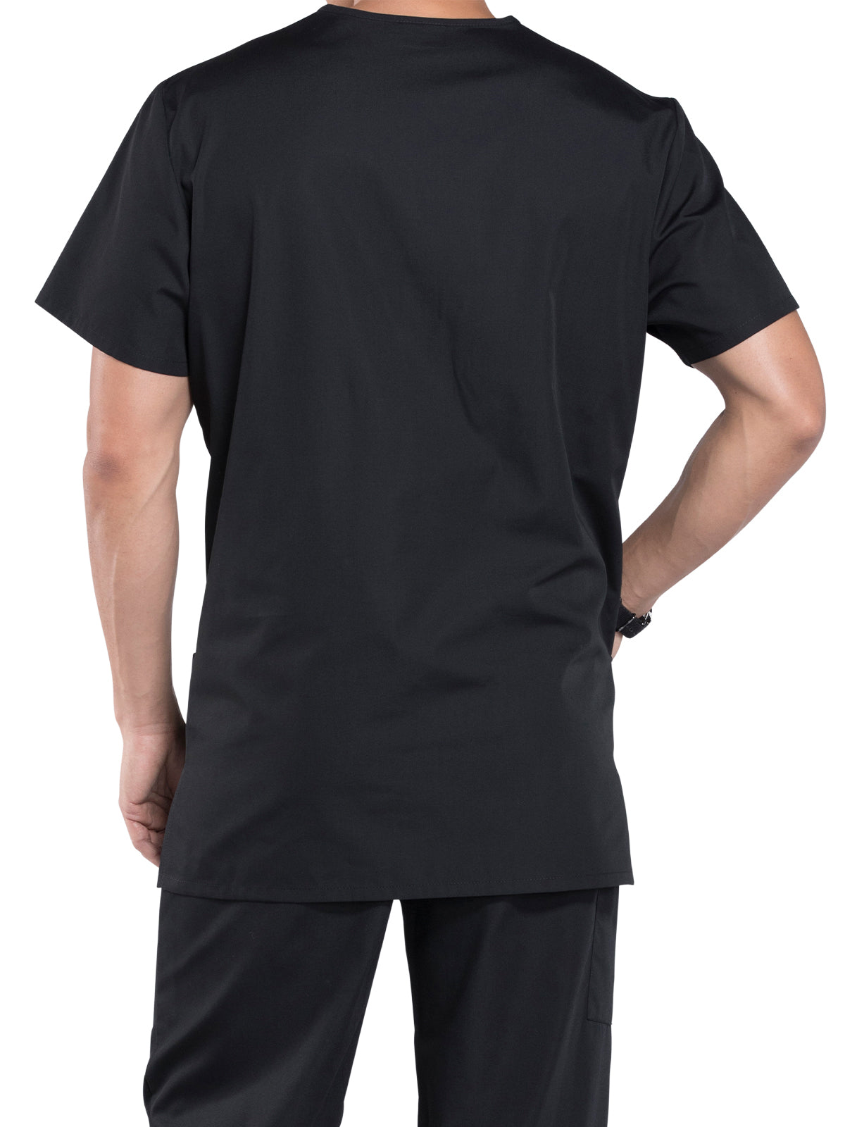 Unisex 3-Pocket V-Neck Scrub Top