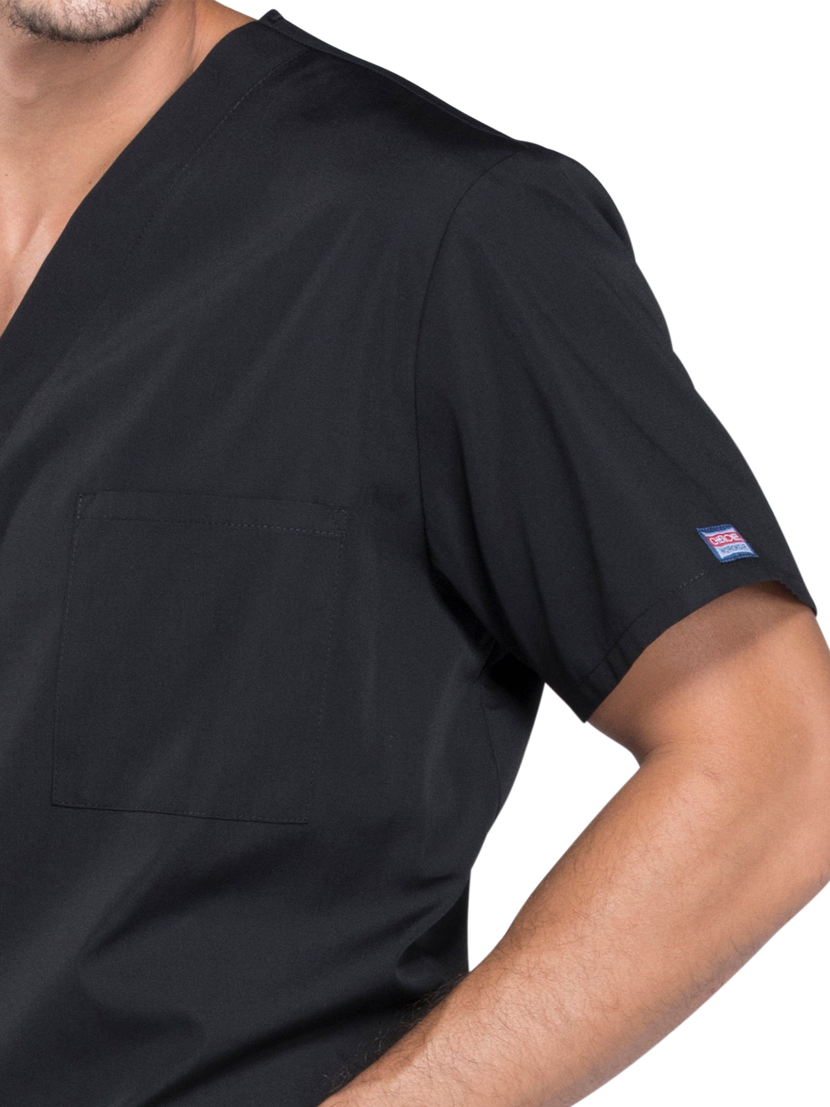 Unisex 3-Pocket V-Neck Scrub Top