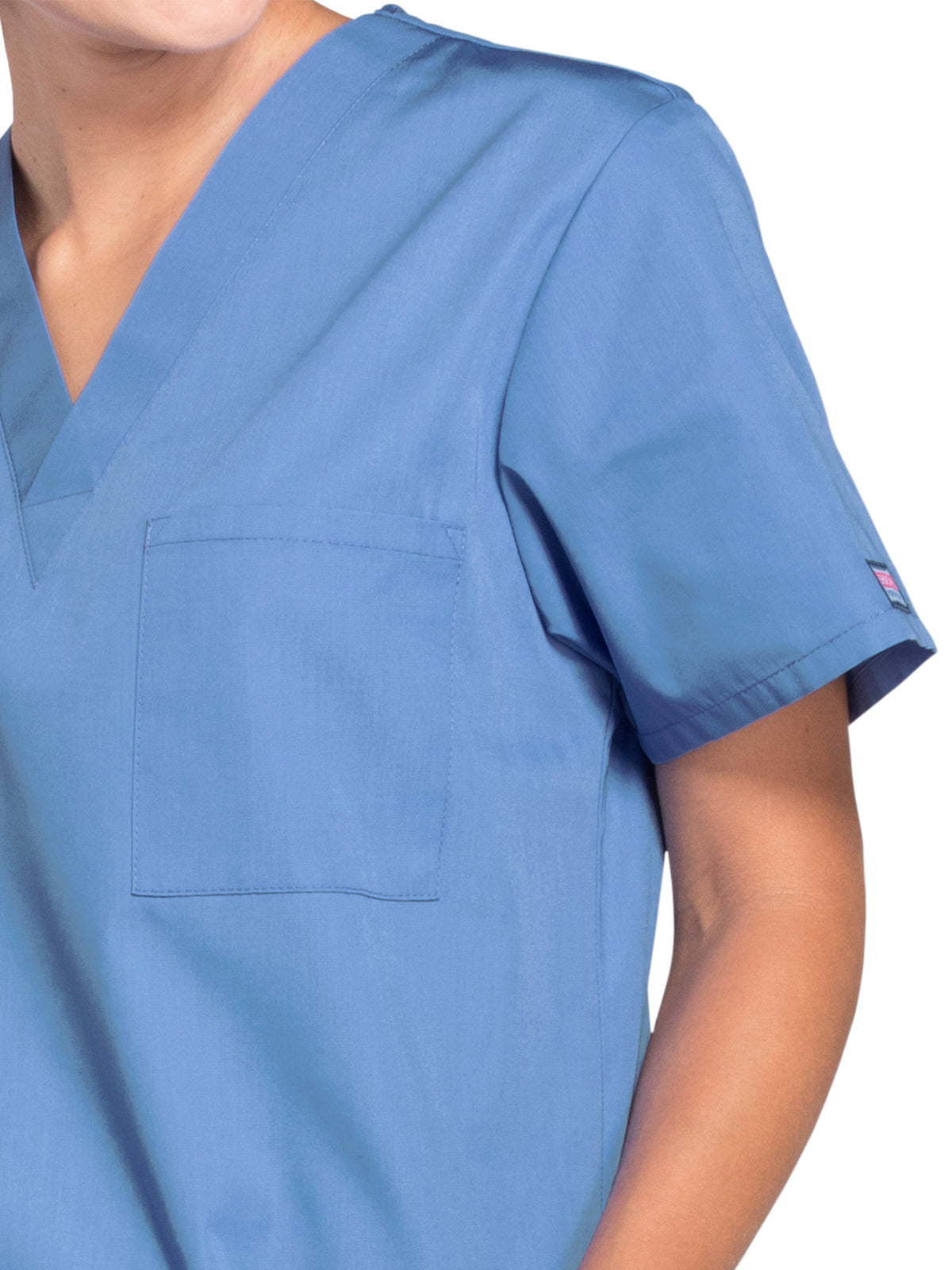 Unisex 3-Pocket V-Neck Scrub Top