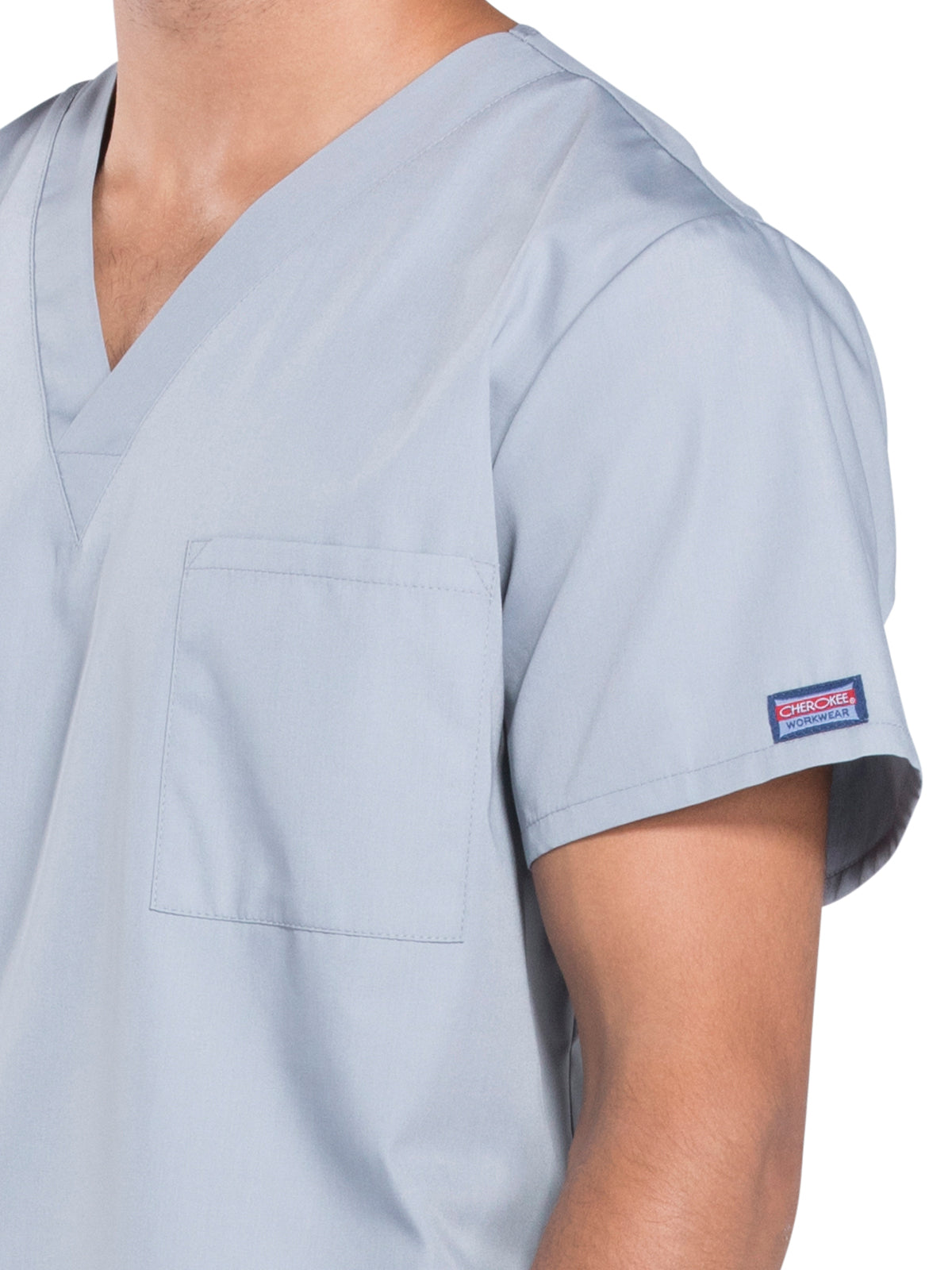 Unisex 3-Pocket V-Neck Scrub Top