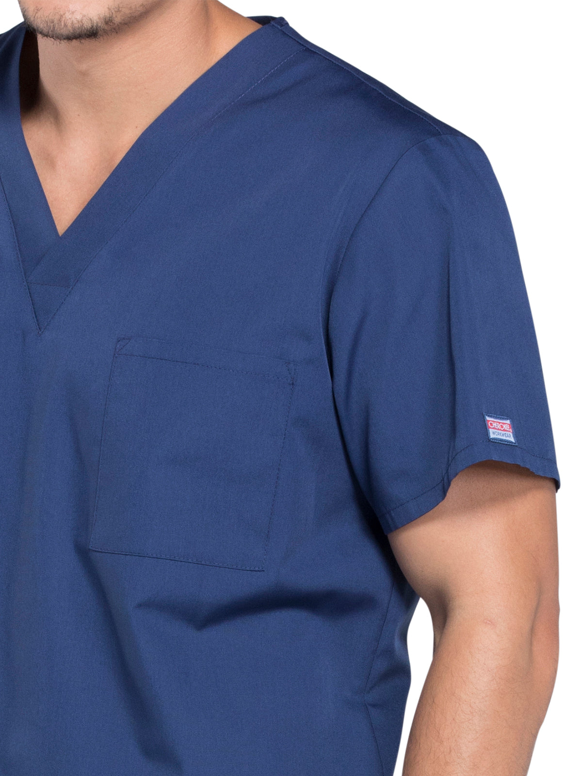 Unisex 3-Pocket V-Neck Scrub Top