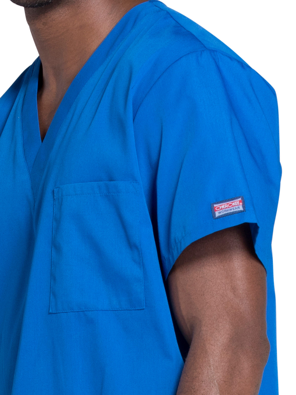 Unisex 3-Pocket V-Neck Scrub Top