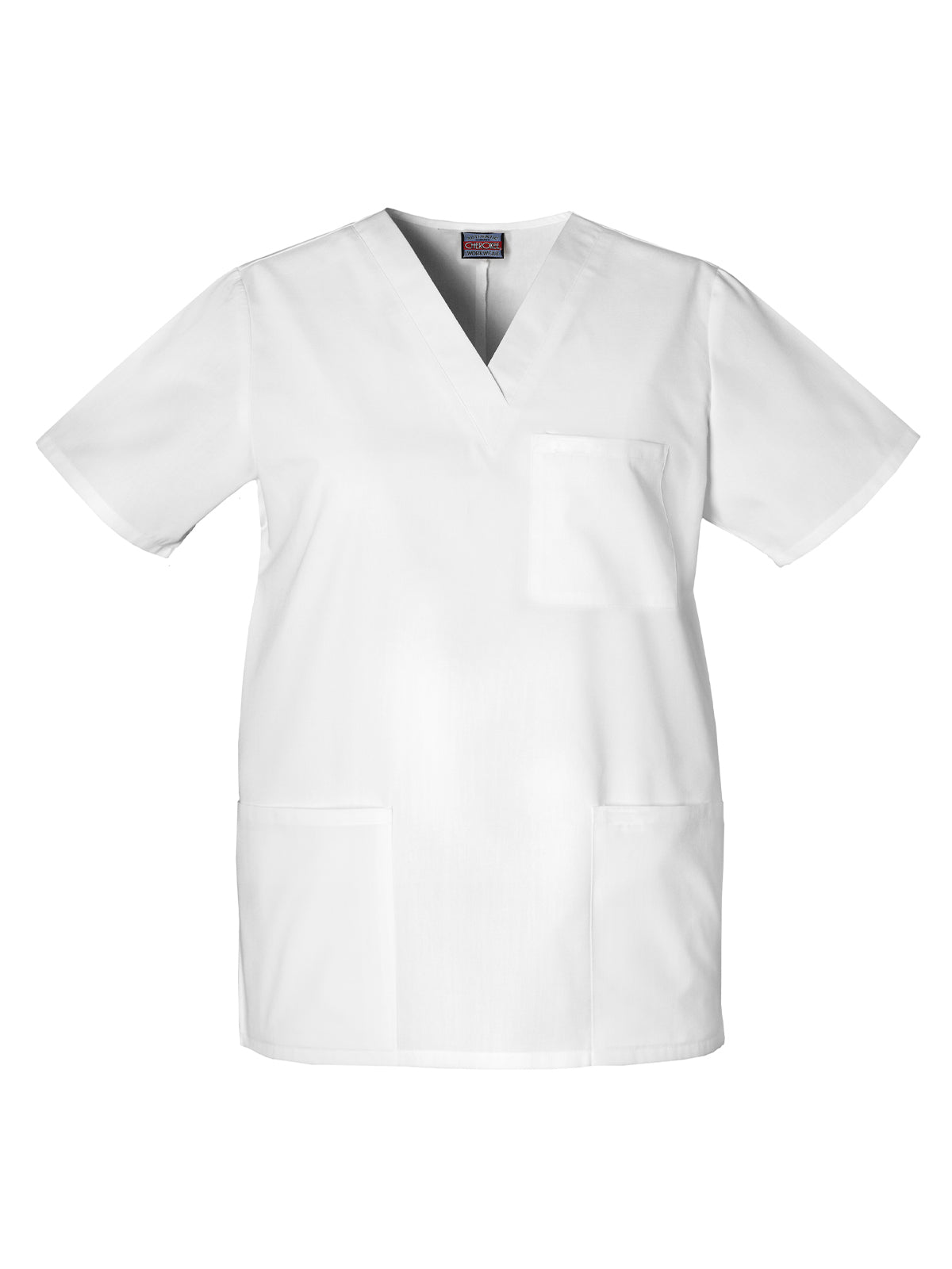 Unisex 3-Pocket V-Neck Scrub Top