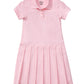 Girls' Pique Polo Dress for Children - 54121 - Pink