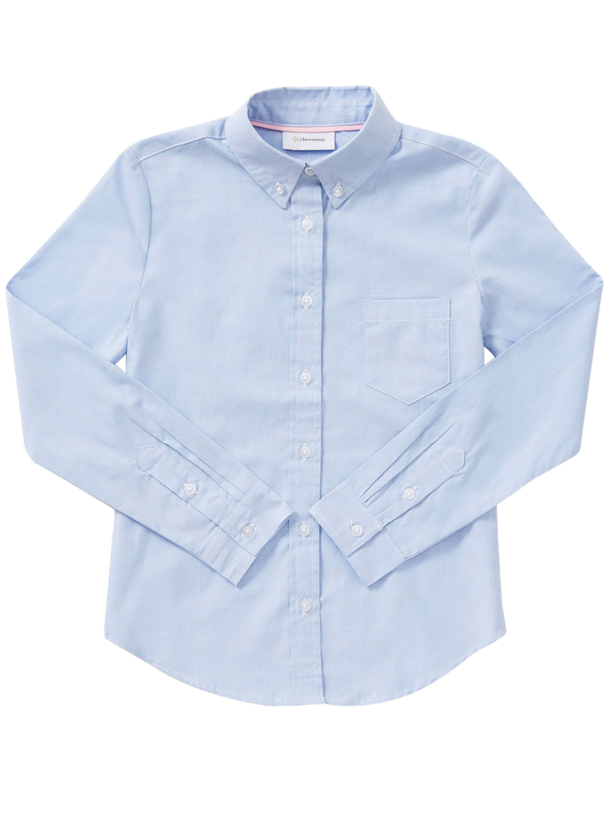 Girls' Long Sleeve Oxford Shirt