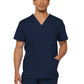 Men's 5-Pocket V-Neck Scrub Top