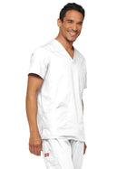 Men's 5-Pocket V-Neck Top - 81906 - White