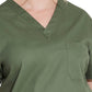 Unisex 1-Pocket Tuckable V-Neck Top