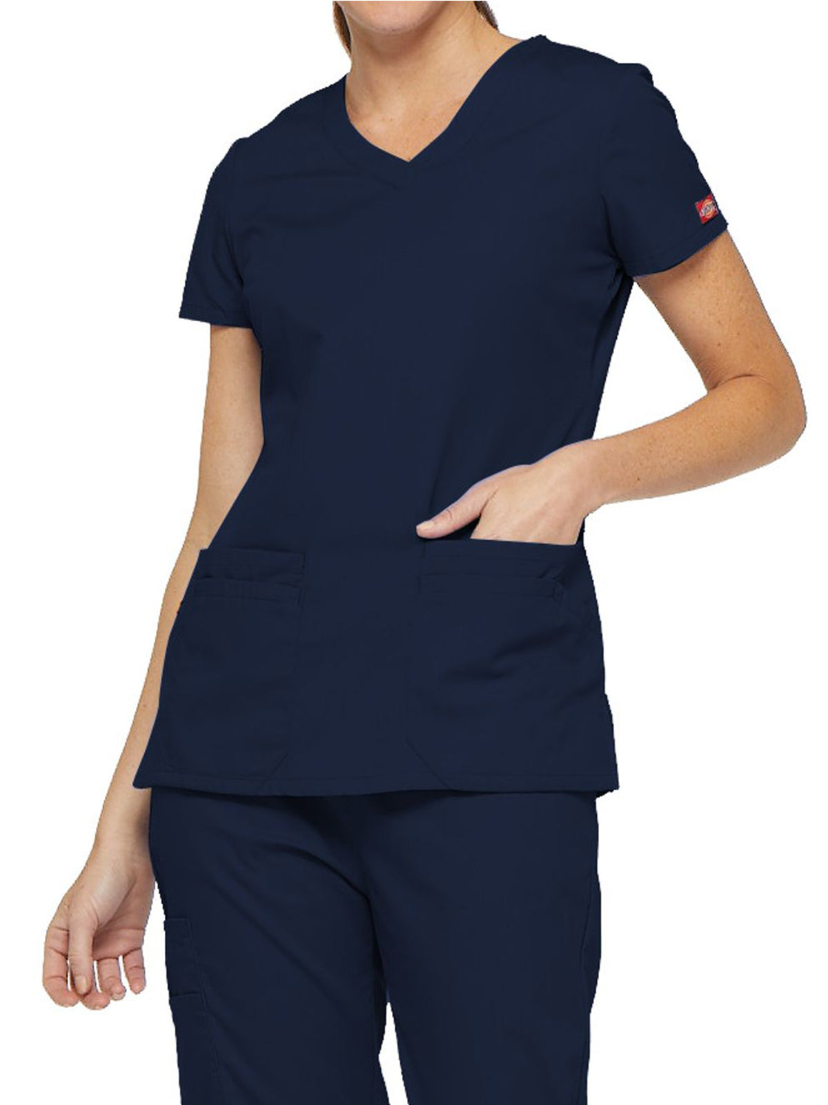 Women's 6-Pocket V-Neck Top