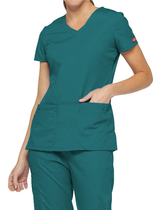 Women's 6-Pocket V-Neck Scrub Top